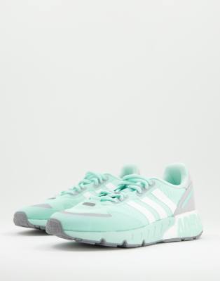 Adidas Originals Zx 1k Boost Sneakers In Mint-green In Green