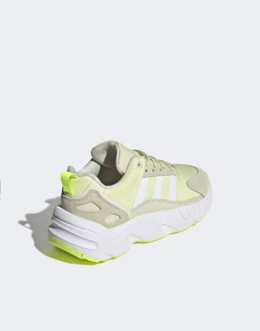 adidas Originals ZX 22 Boost Sneakers bianco sporco e giallo