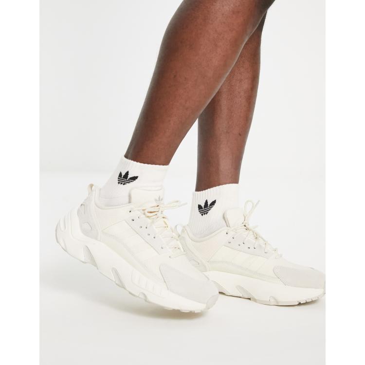 Udelukke tempo månedlige adidas Originals ZX 22 Boost sneakers in cream white | ASOS