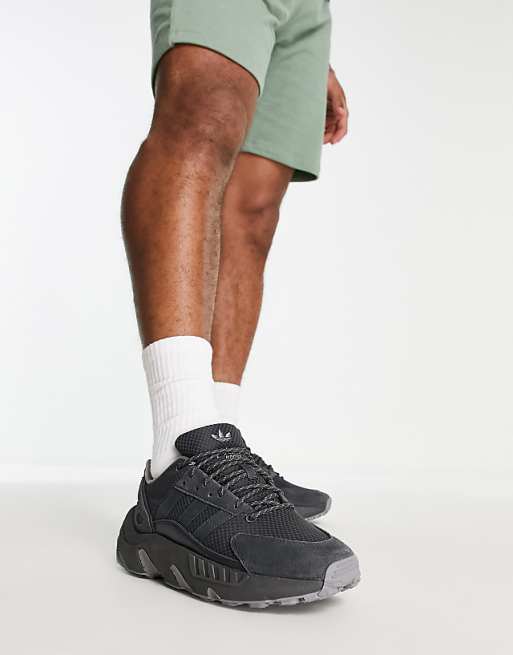 adidas Originals ZX 22 Boost sneakers in dark gray | ASOS adidas Originals ZX 22 Boost sneakers in dark gray | ASOS