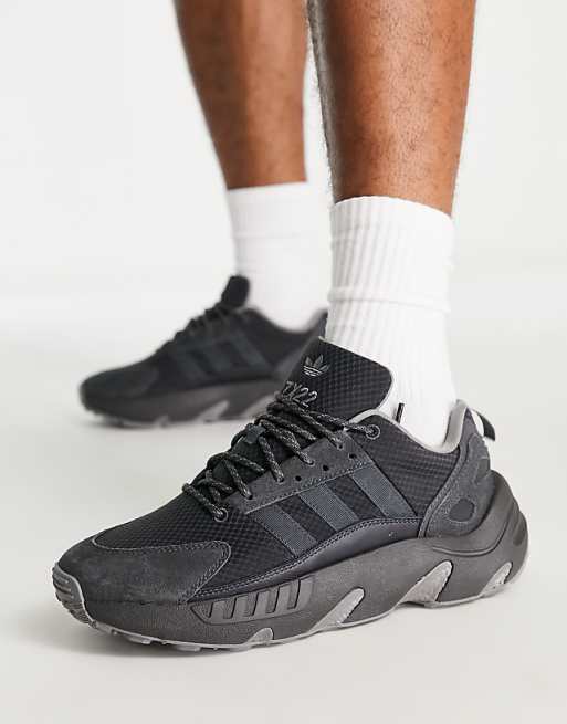 adidas Originals ZX 22 Boost sneakers in dark gray | ASOS adidas Originals ZX 22 Boost sneakers in dark gray | ASOS