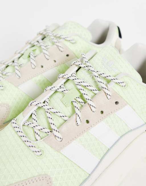 adidas Originals ZX 22 Boost sneakers in green and off white