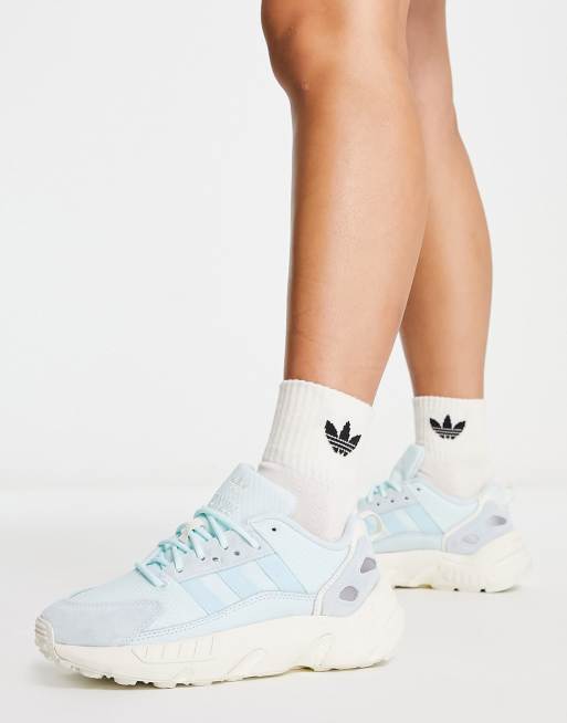 adidas Originals ZX 22 Boost Sneakers in vaalblauw ASOS