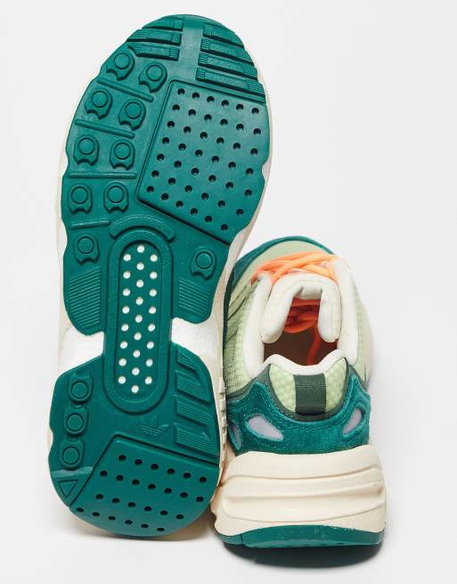 adidas Originals ZX 22 Boost trainers in green | ASOS