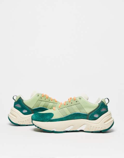adidas Originals ZX 22 Boost trainers in green | ASOS
