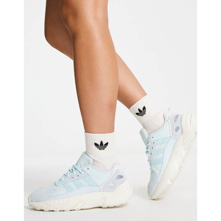 Ruckus Aske Larry Belmont adidas Originals ZX 22 Boost trainers in pale blue | ASOS