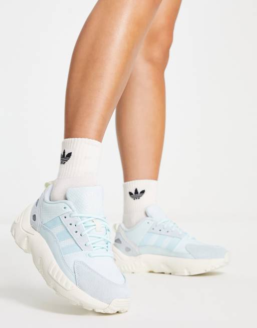 adidas Originals ZX 22 Boost trainers in pale blue | ASOS
