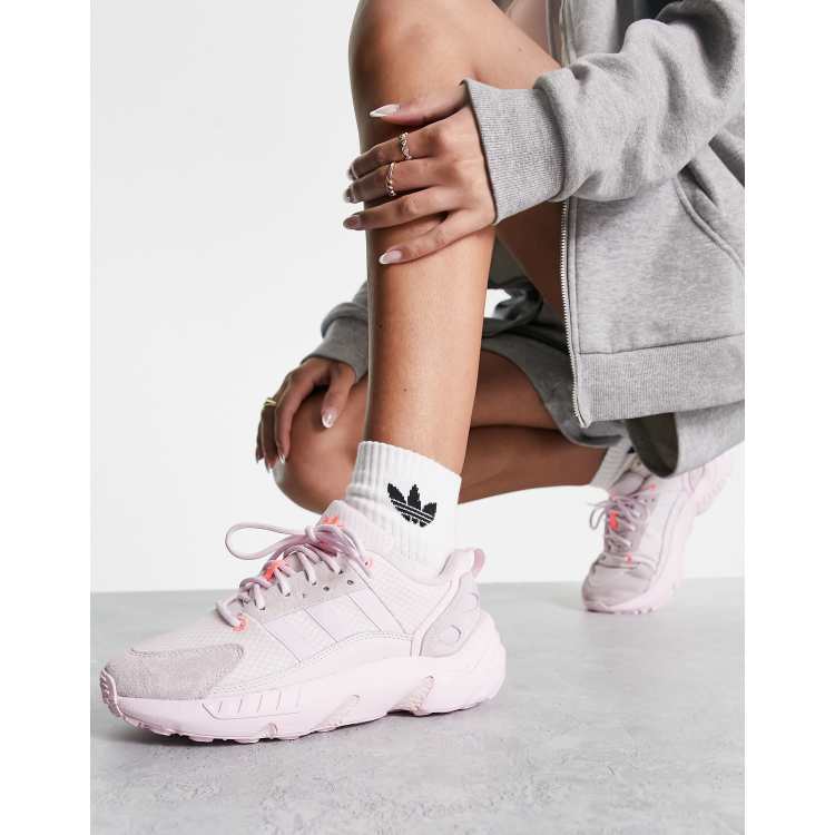 adidas Originals ZX 22 sneakers in muted pink | ASOS