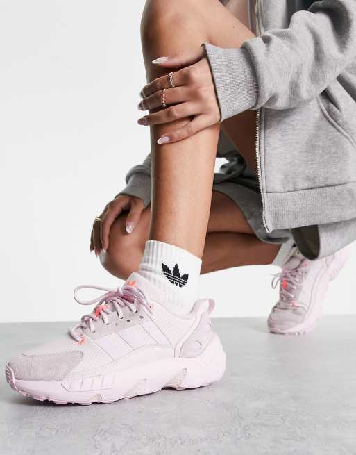 adidas Originals ZX 22 sneakers in muted pink | ASOS