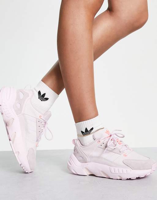 adidas Originals ZX 22 sneakers in muted pink | ASOS