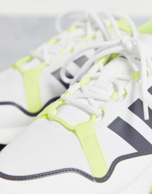 adidas Originals - ZX 2K Boost Pure - Sneakers in geel | ASOS
