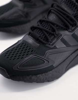 adidas boost black trainers