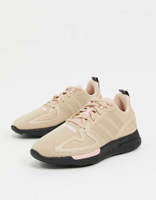 adidas tan pink shoes