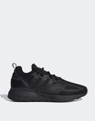 adidas Originals ZX 2K Flux sneakers in triple black