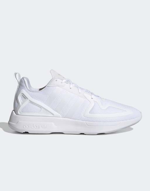 Zx flux shop adidas triple white