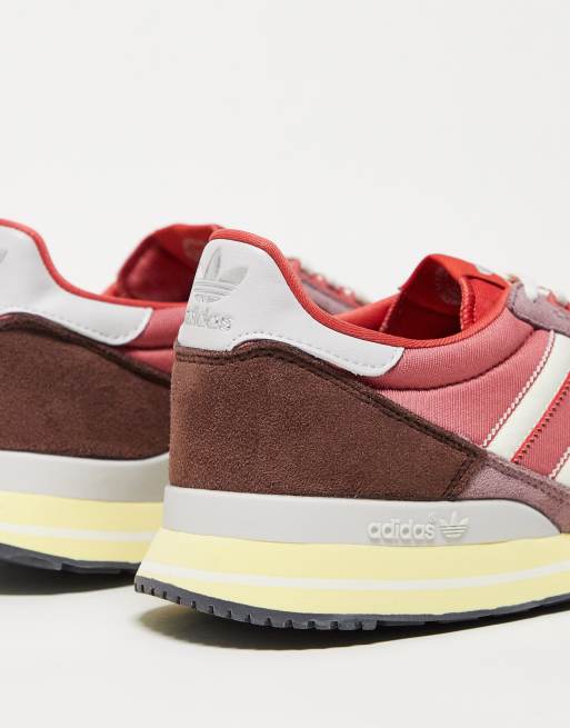 Adidas zx 550 femme on sale rouge