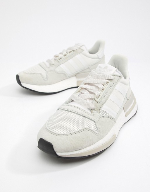 Adidas Originals Zx 500 Rm Sneakers In White Asos