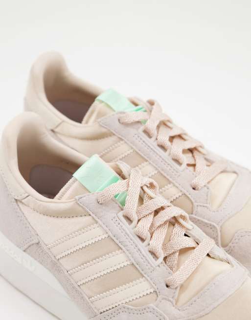 adidas Originals ZX 500 Sneaker in Halo Elfenbein ASOS