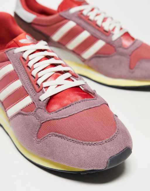 Onverenigbaar slaaf gevolgtrekking adidas Originals - ZX 500 - Sneakers in rood | ASOS