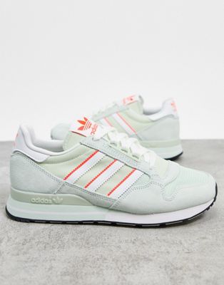 adidas Originals ZX 500 trainers in mint and white | ASOS