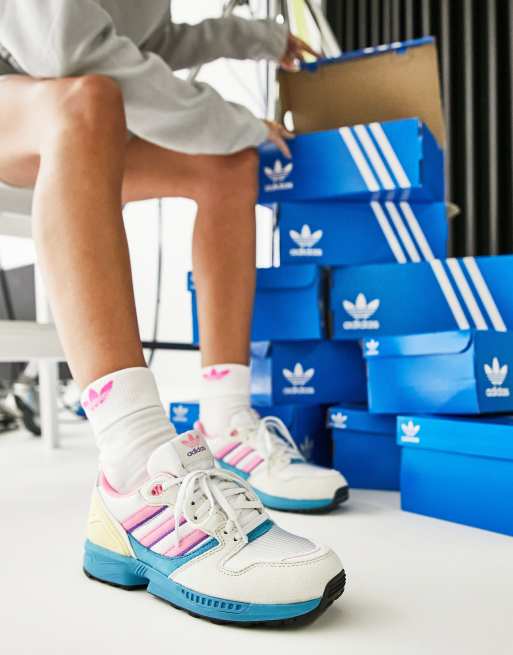 adidas Originals - ZX 5020 - Sneakers in gebroken wit met kleuraccenten