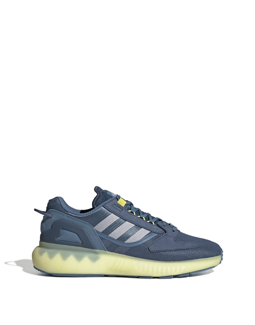 adidas Originals ZX 5K Boost trainers in blue