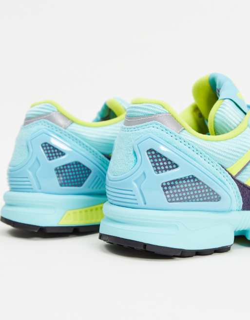 Adidas zx 2025 flux vert d'eau