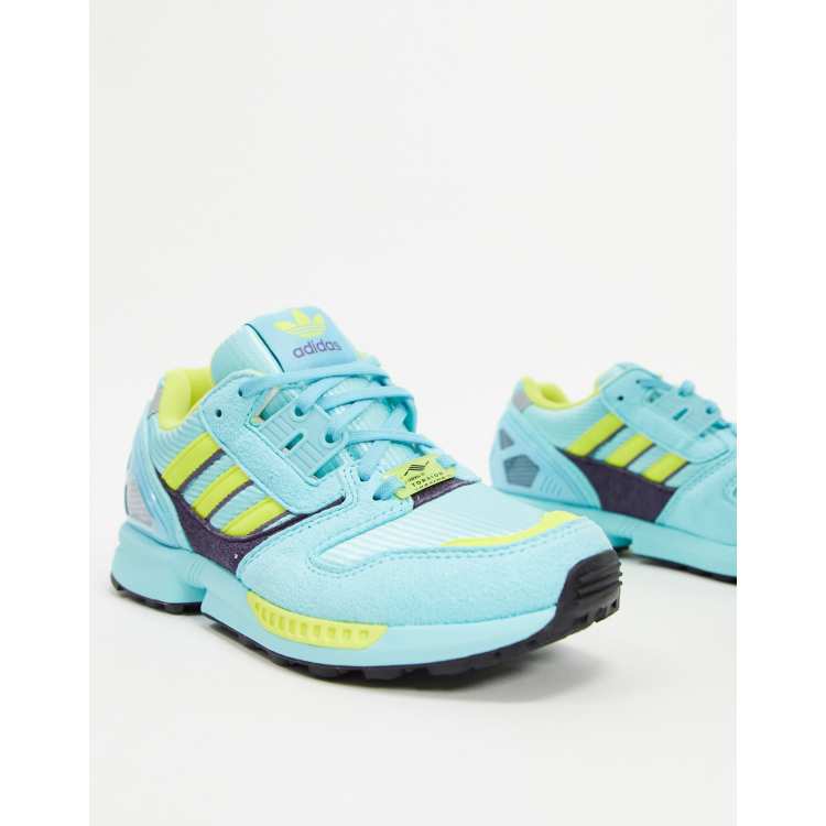 Adidas zx 8000 outlet blue yellow