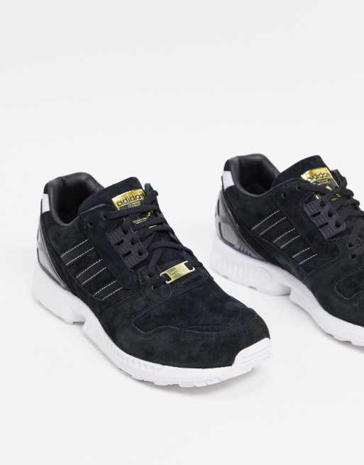 adidas Originals - ZX 8000 - Sneaker in Schwarz mit Gold ...