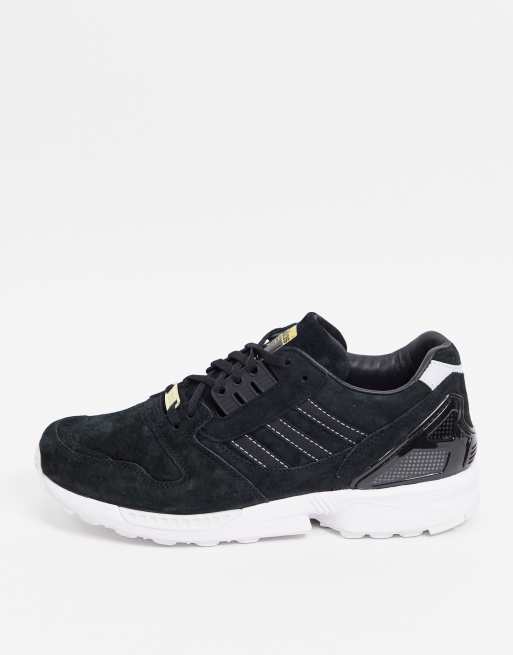 Omleiden Gewond raken Lunch adidas Originals - ZX 8000 - Sneakers in zwart met gouden details | ASOS