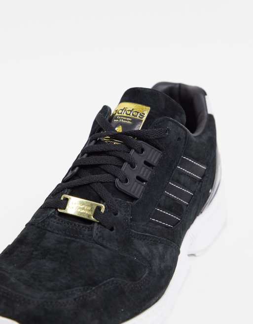 adidas Originals ZX 8000 Sneakers nere con dettagli oro