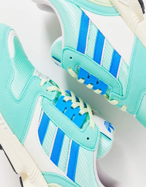 adidas Originals ZX 8000 trainers in aqua tones | ASOS