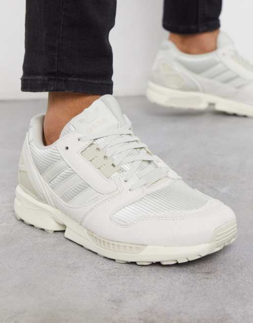 adidas ZX trainers in off white |