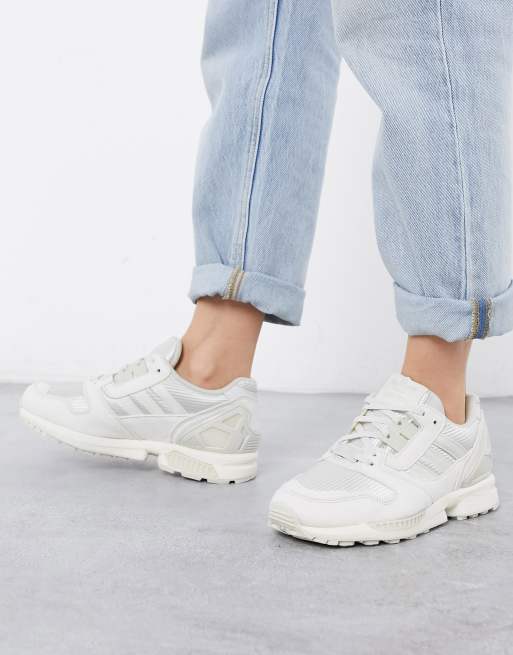 Adidas zx 8000 sales womens white