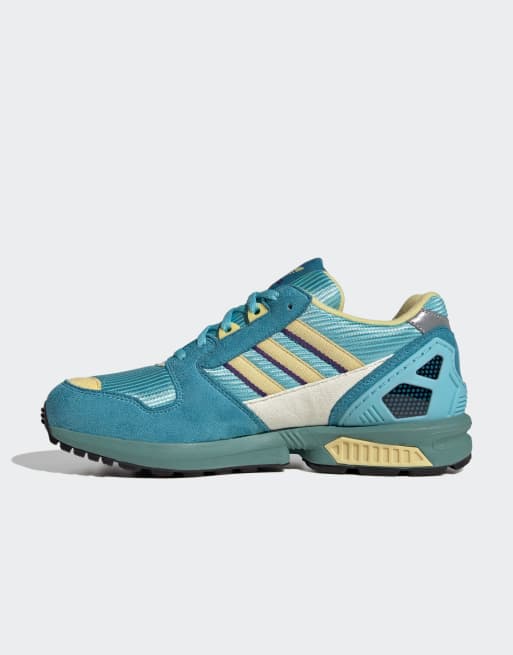 adidas Originals - ZX 8020 - Baskets - Light Aqua/Unity Purple