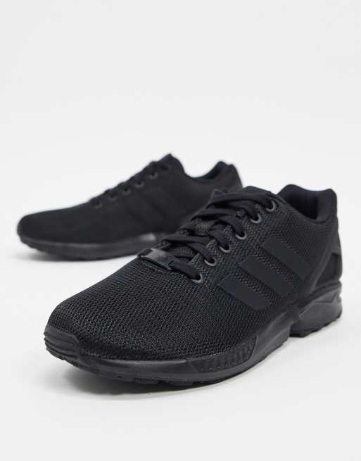 Adidas zx flux damskie hotsell czarne stylizacje