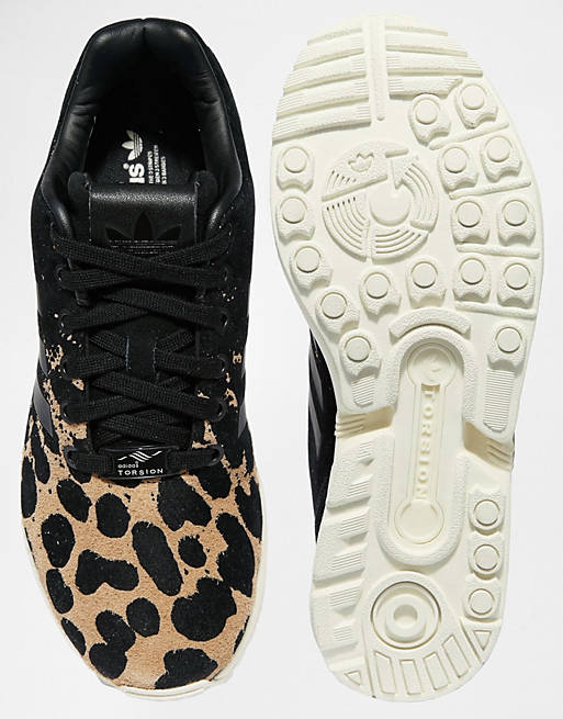adidas Originals ZX Flux Ombre Animal Print Sneakers