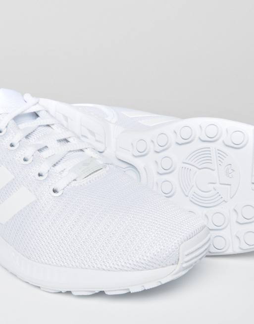 Adidas discount flux bianche