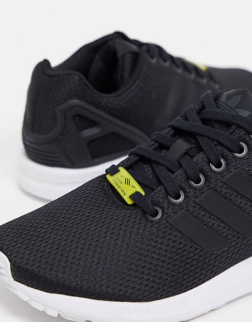 Countless anniversary The church adidas Originals ZX Flux sneakers in Black and White | ASOS