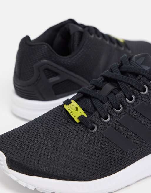 adidas zx flux shoes black and white