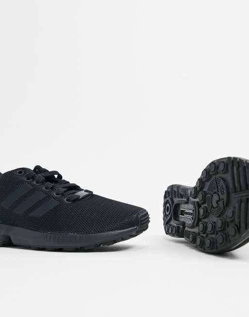 adidas Originals ZX Flux sneakers in black | ASOS