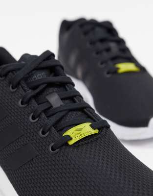 zx flux shoes black