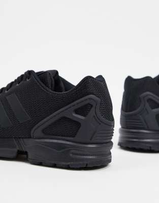 black adidas originals zx flux