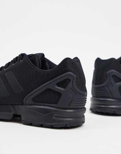 Zx flux shop triple black womens