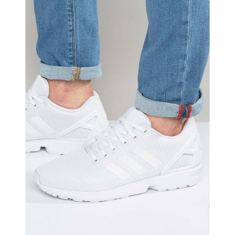 Originals zx flux mens hot sale white