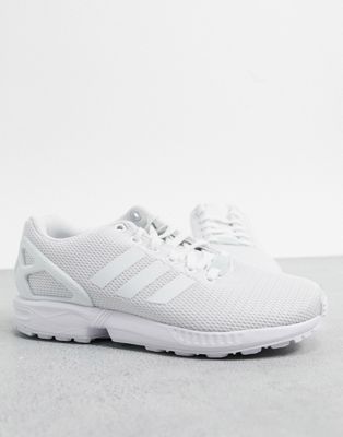 adidas originals zx flux sneakers in white