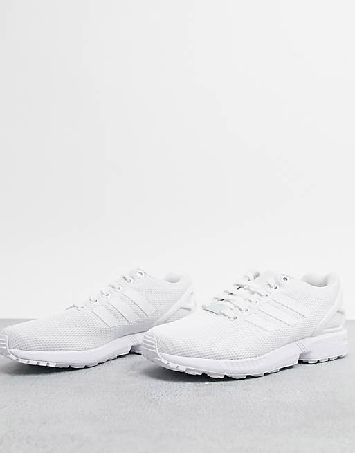 adidas Originals ZX Flux sneakers in white