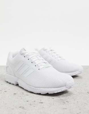 full white zx flux