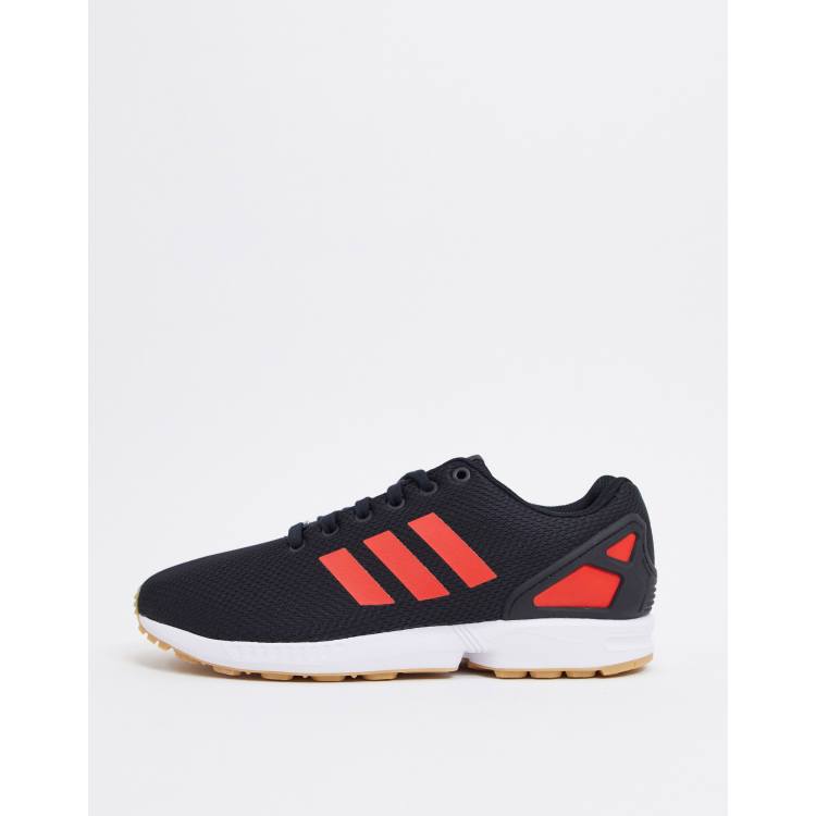 Adidas originals zx flux hotsell trainers red