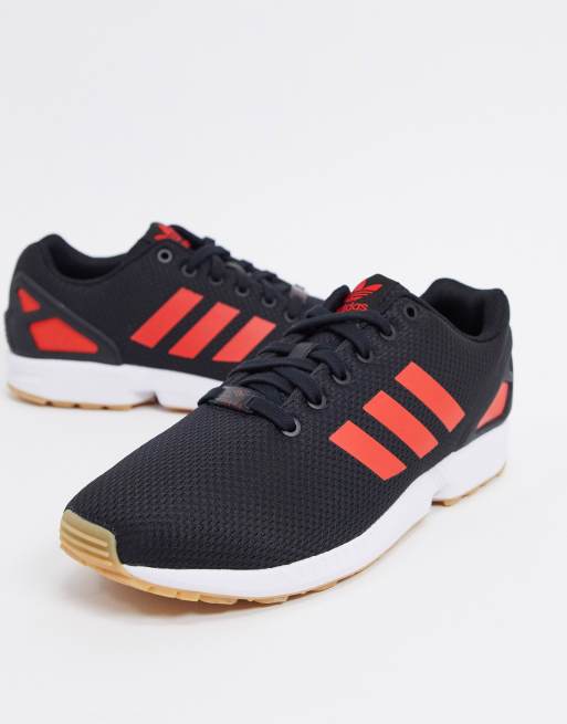 Black and red zx hot sale flux